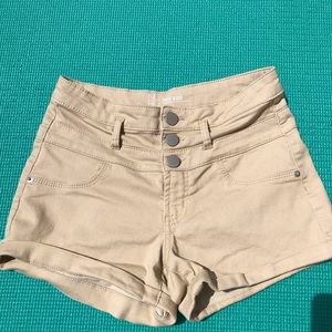 NOBO mid rise khaki shorts